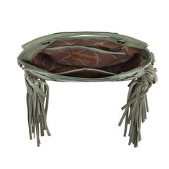 Wrangler Top Handle Boot Scroll Fringe Tote/Crossbody -Green