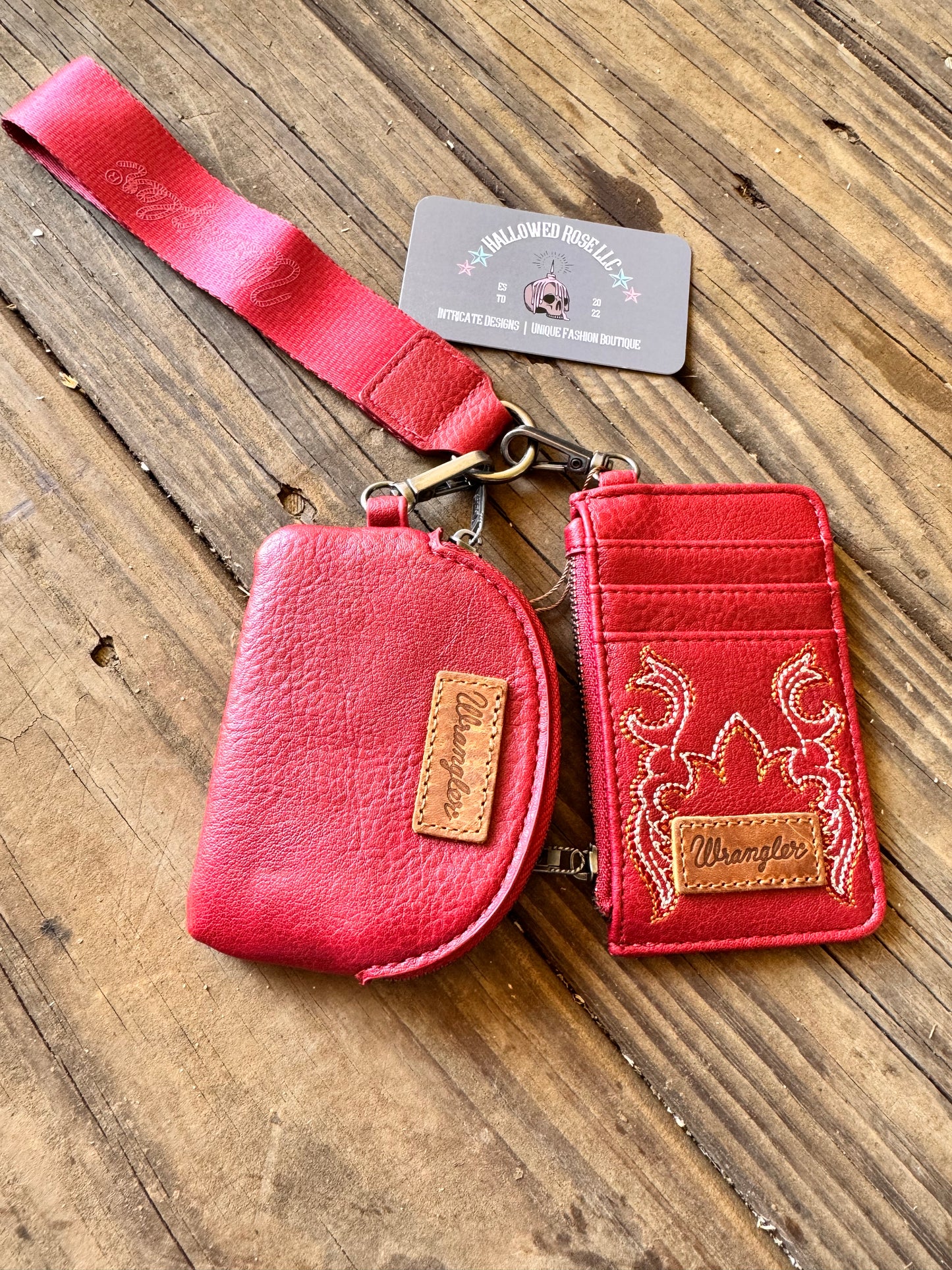 Wrangler Embroidered Bi-Fold Wallet