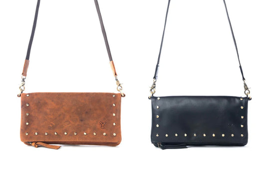 Yellowstone Palisade Clutch Bag With Rivets