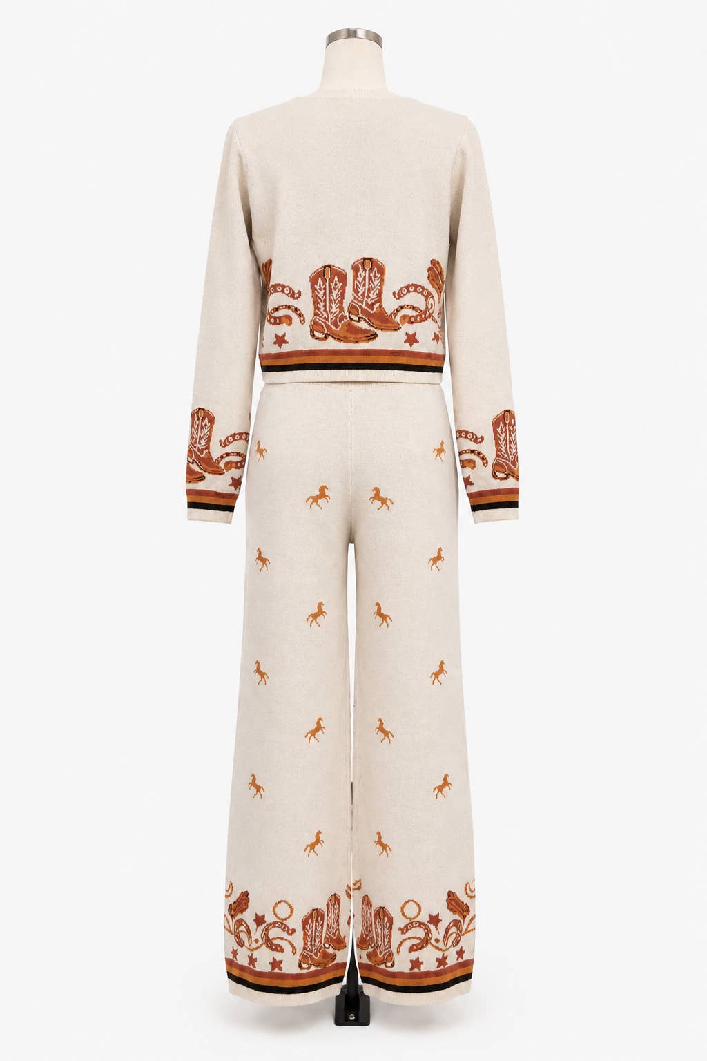 Western Graphic Sweater Set