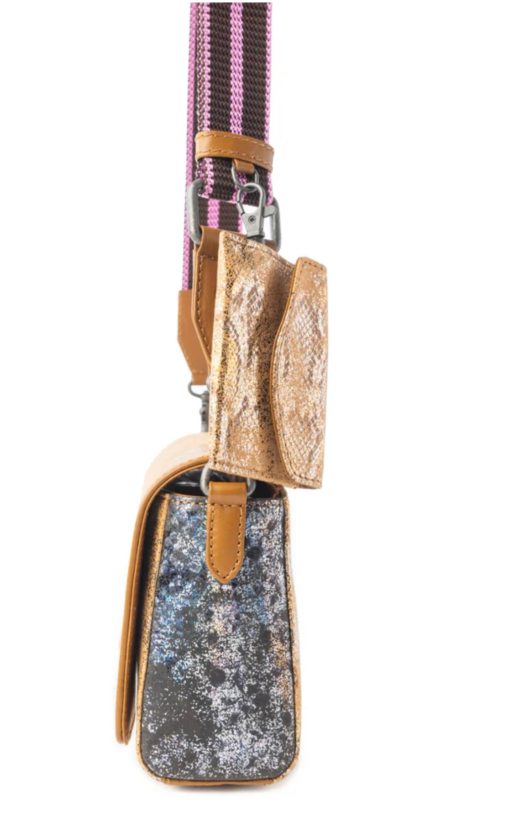 Elysian Charm Leather Shoulder Bag