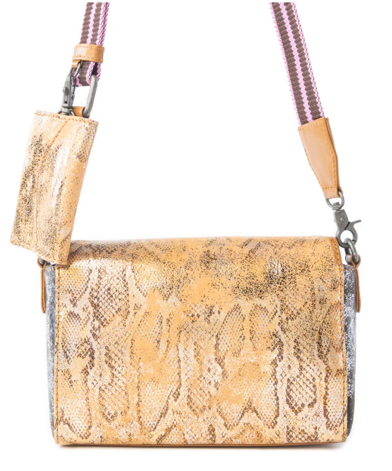 Elysian Charm Leather Shoulder Bag