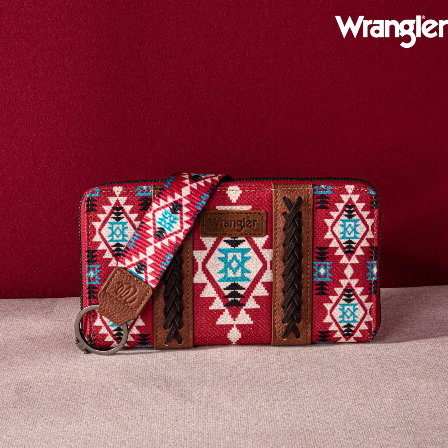 Wrangler Southwestern Art Print Wallet-Multiple Colors