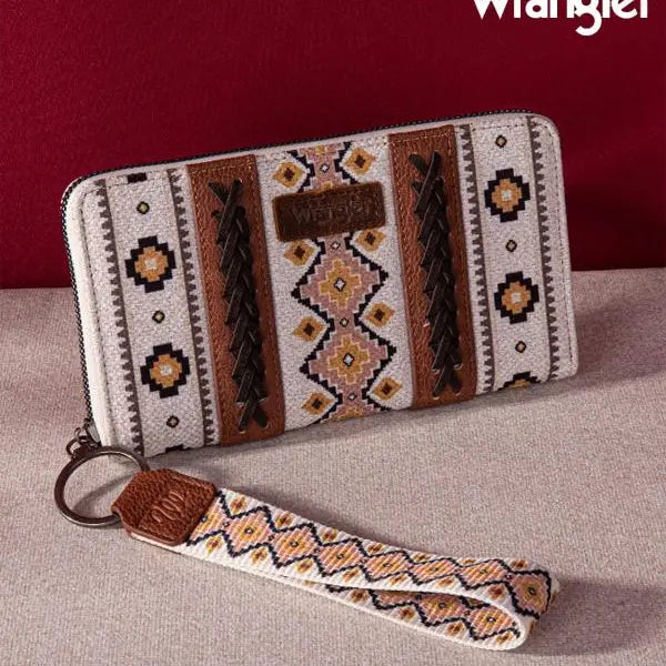 Wrangler Southwestern Art Print Wallet-Multiple Colors