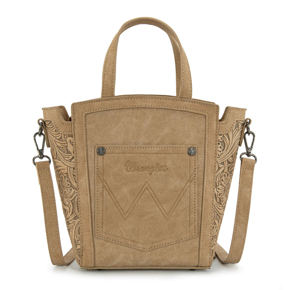 Wrangler Genuine Hair-On Cowhide Tote/Crossbody