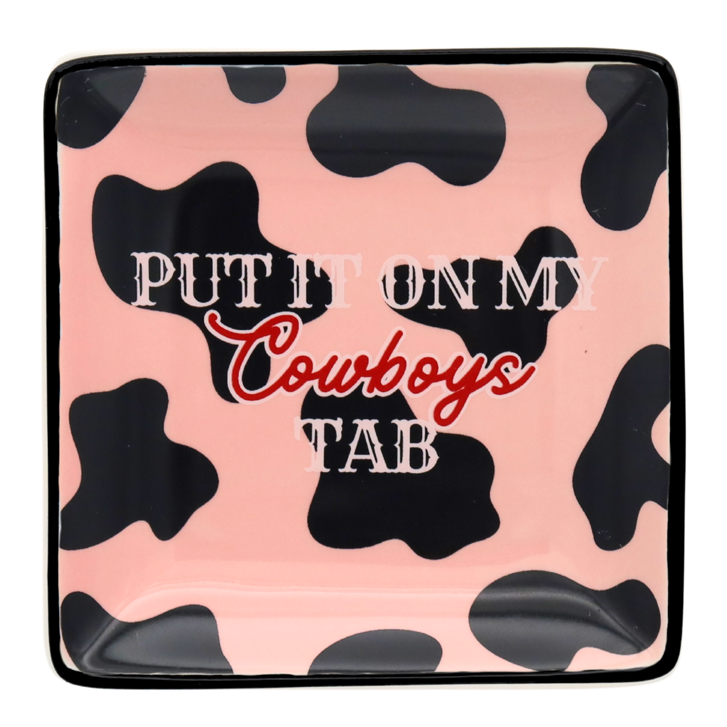 Square Trinket Tray Put It On My Cowboys Tab
