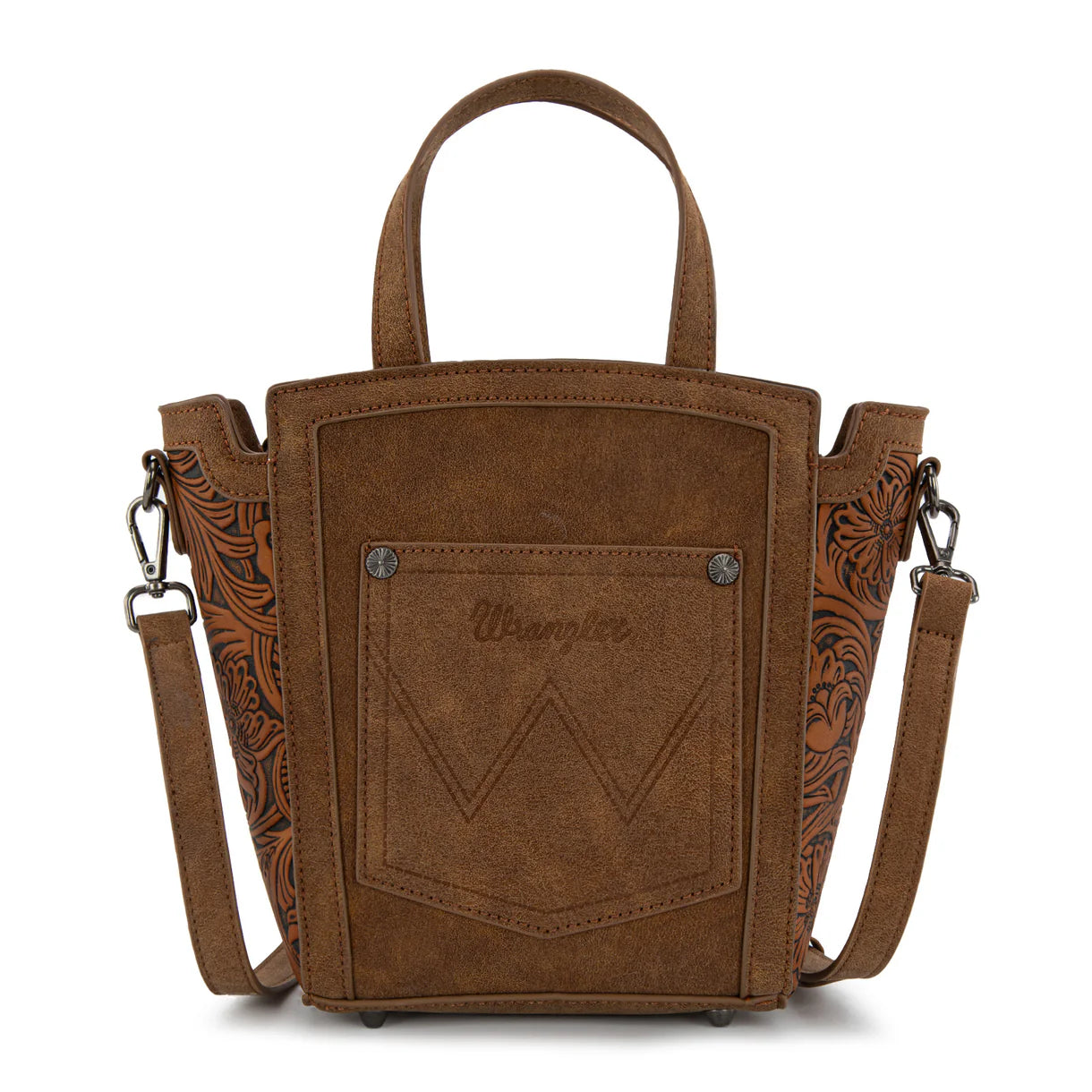 Wrangler Genuine Hair-On Cowhide Tote/Crossbody