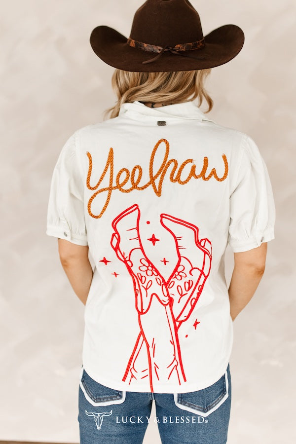 Cowgirl Sketch Top
