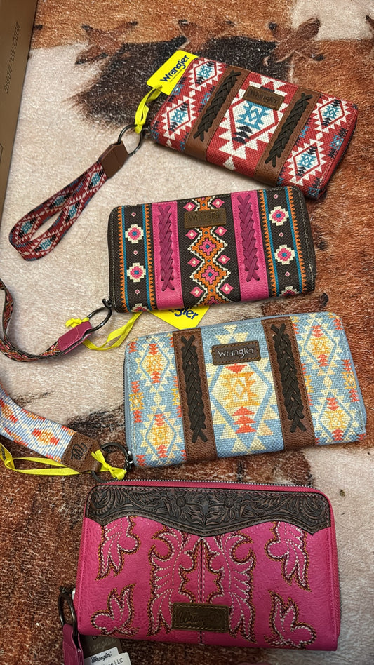 Wrangler Southwestern Wallets-Multiple Colors