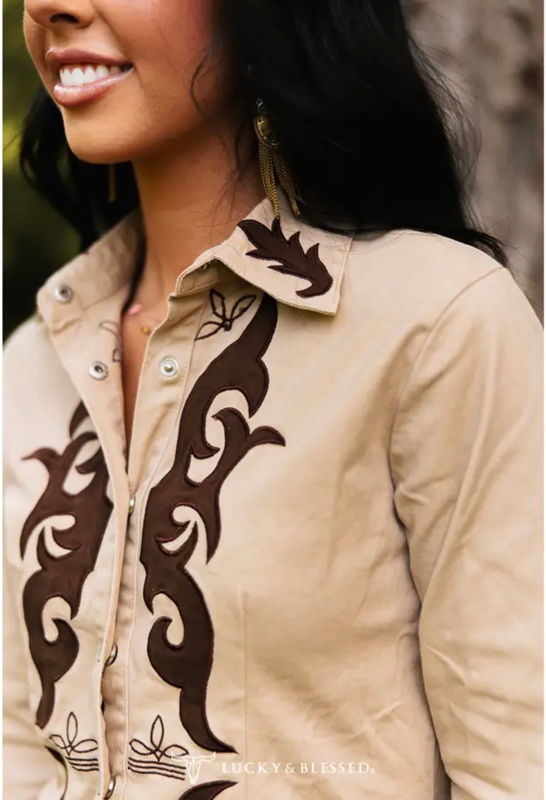 Desert Flame Shirt Dress