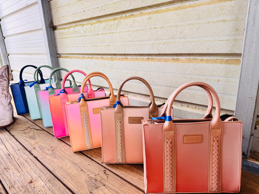 Wrangler Ombre Western Tote/Crossbody