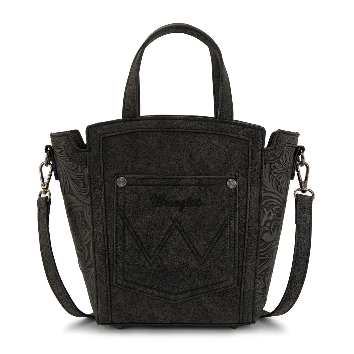 Wrangler Genuine Hair-On Cowhide Tote/Crossbody
