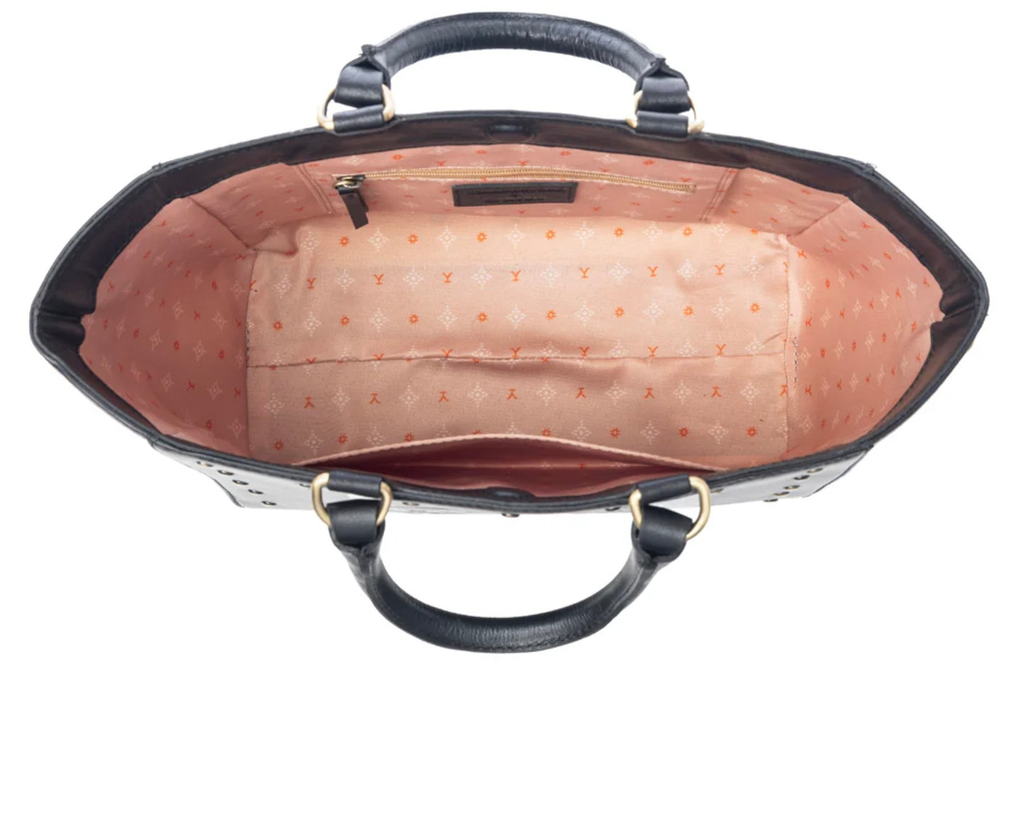 Yellowstone Valley Soul Studded & Embossed Tote Leather Bag