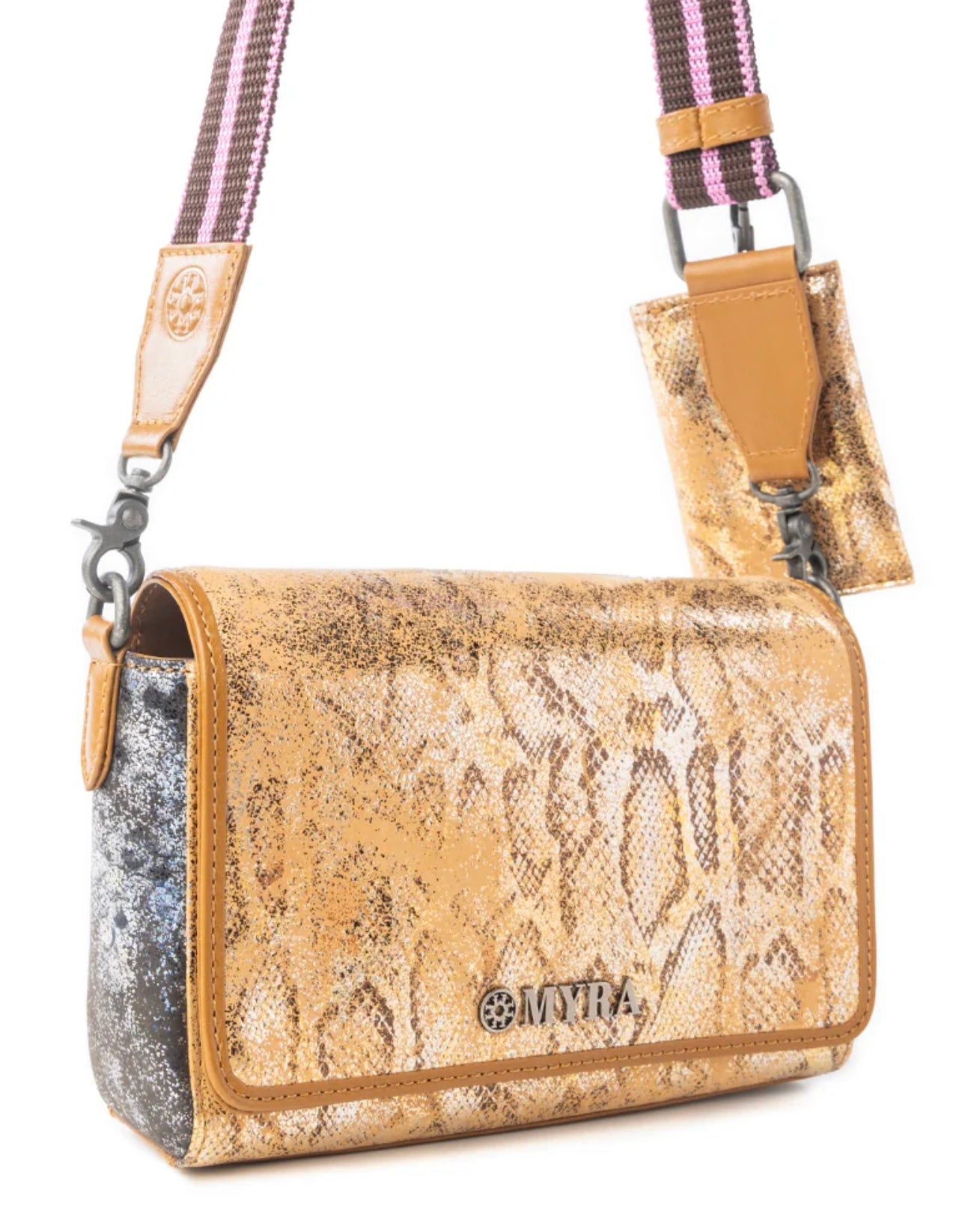 Elysian Charm Leather Shoulder Bag