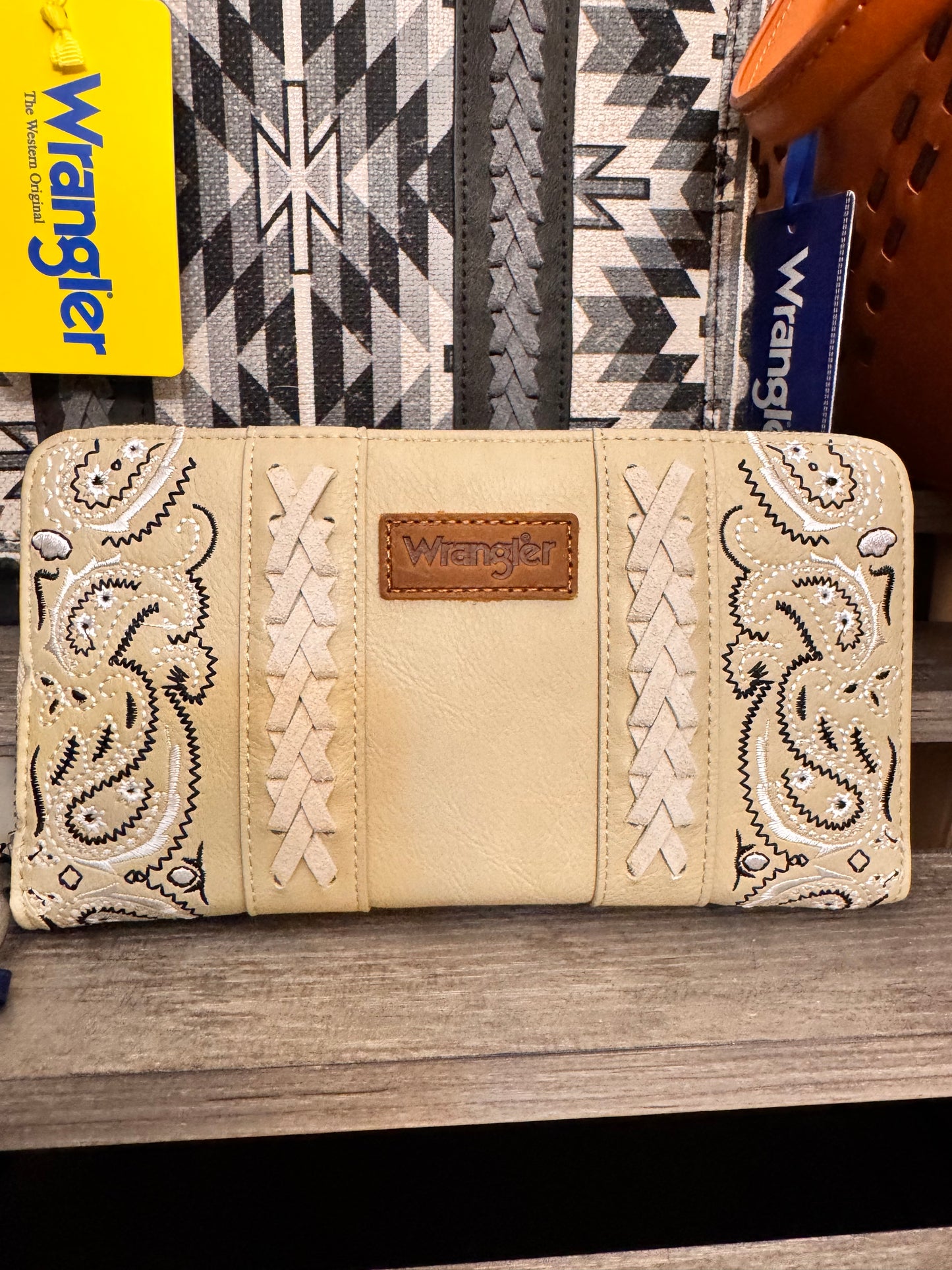 Wrangler Braided Paisley Bandana Wallet