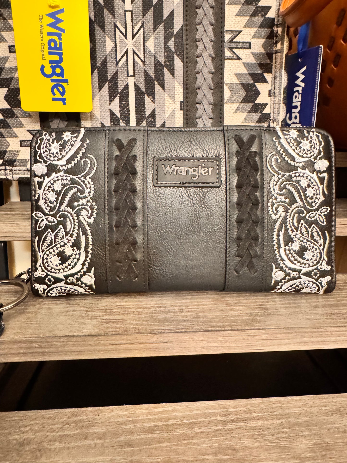 Wrangler Braided Paisley Bandana Wallet
