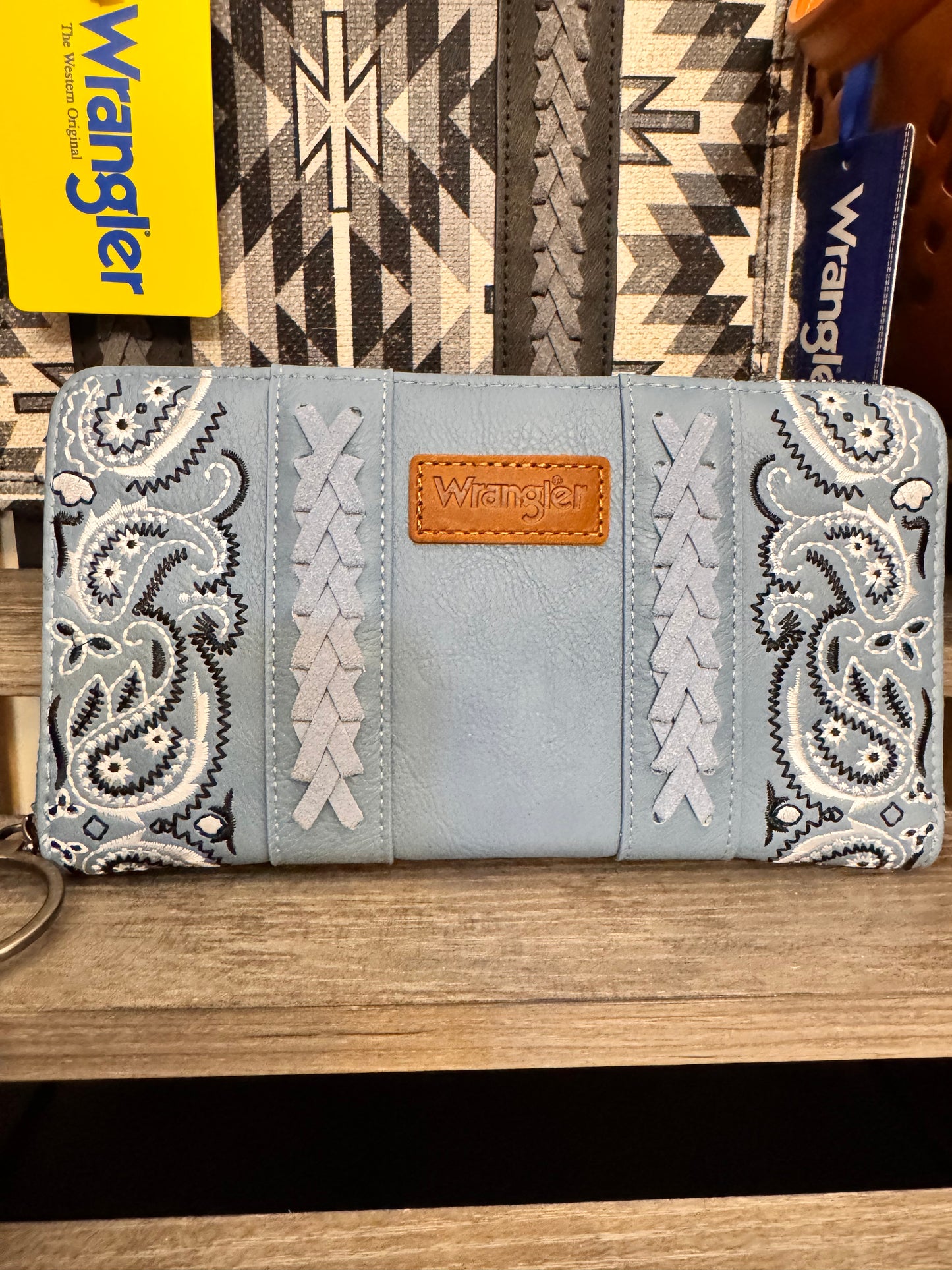 Wrangler Braided Paisley Bandana Wallet