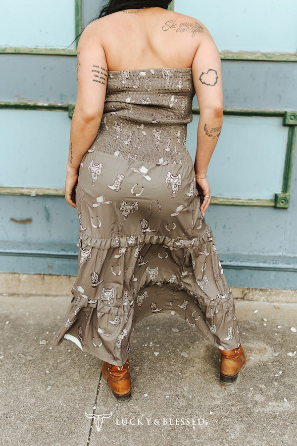 Saddle Trail Maxi Dress