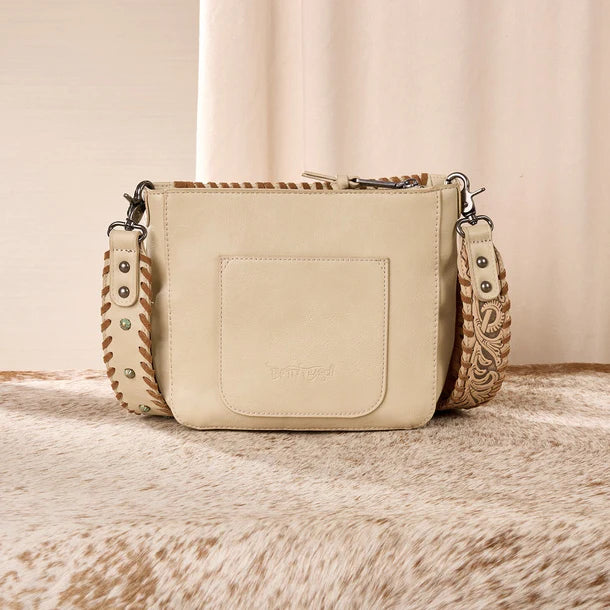 Trinity Ranch Cowhide Fringe Crossbody Bag