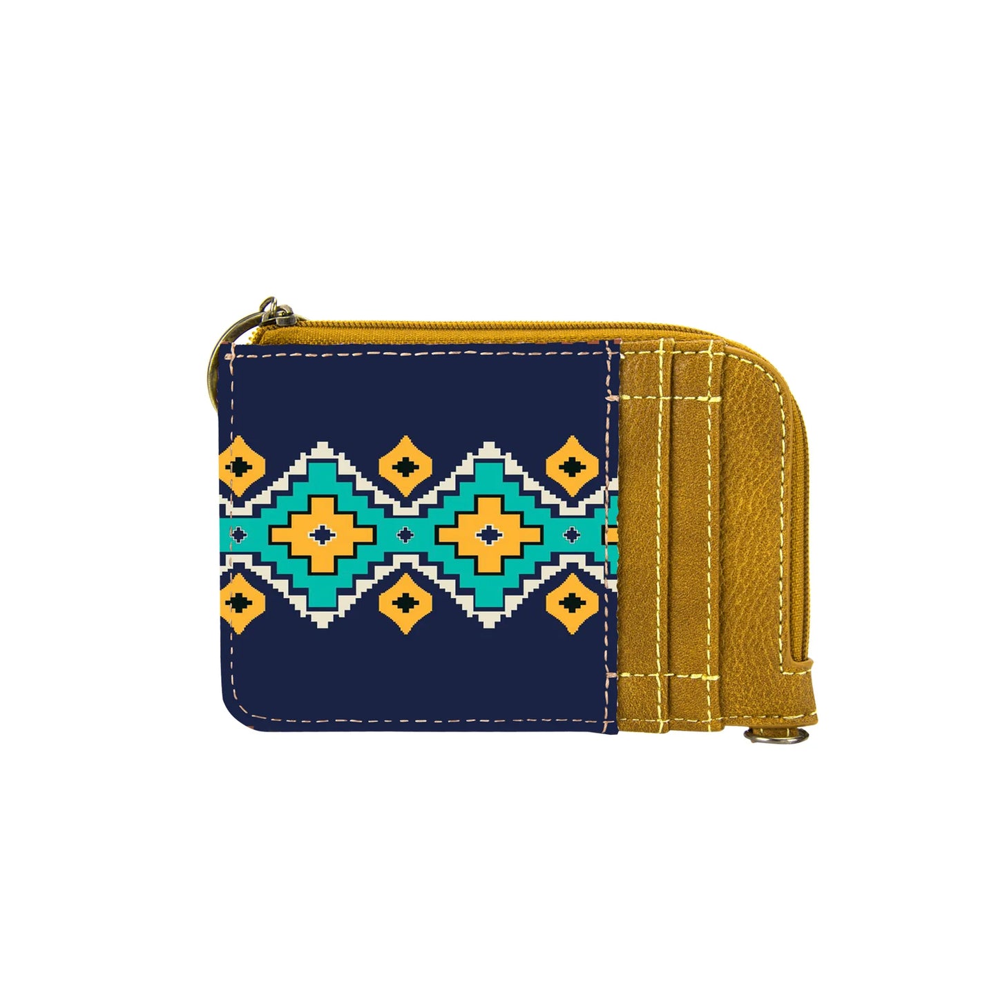 Wrangler Southwestern Mini Zip Card Case/Wallet-Multiple Colors