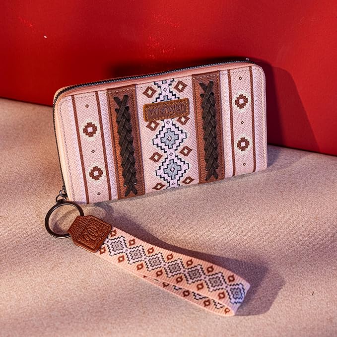Wrangler Southwestern Art Print Wallet-Multiple Colors