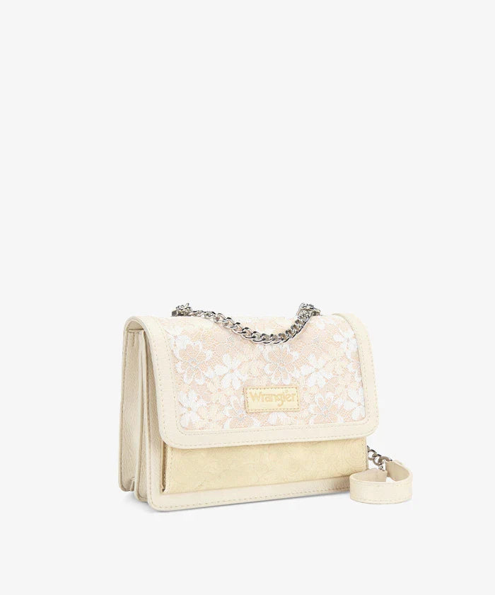 Wrangler Vintage Petal Floral Chain Shoulder Bag