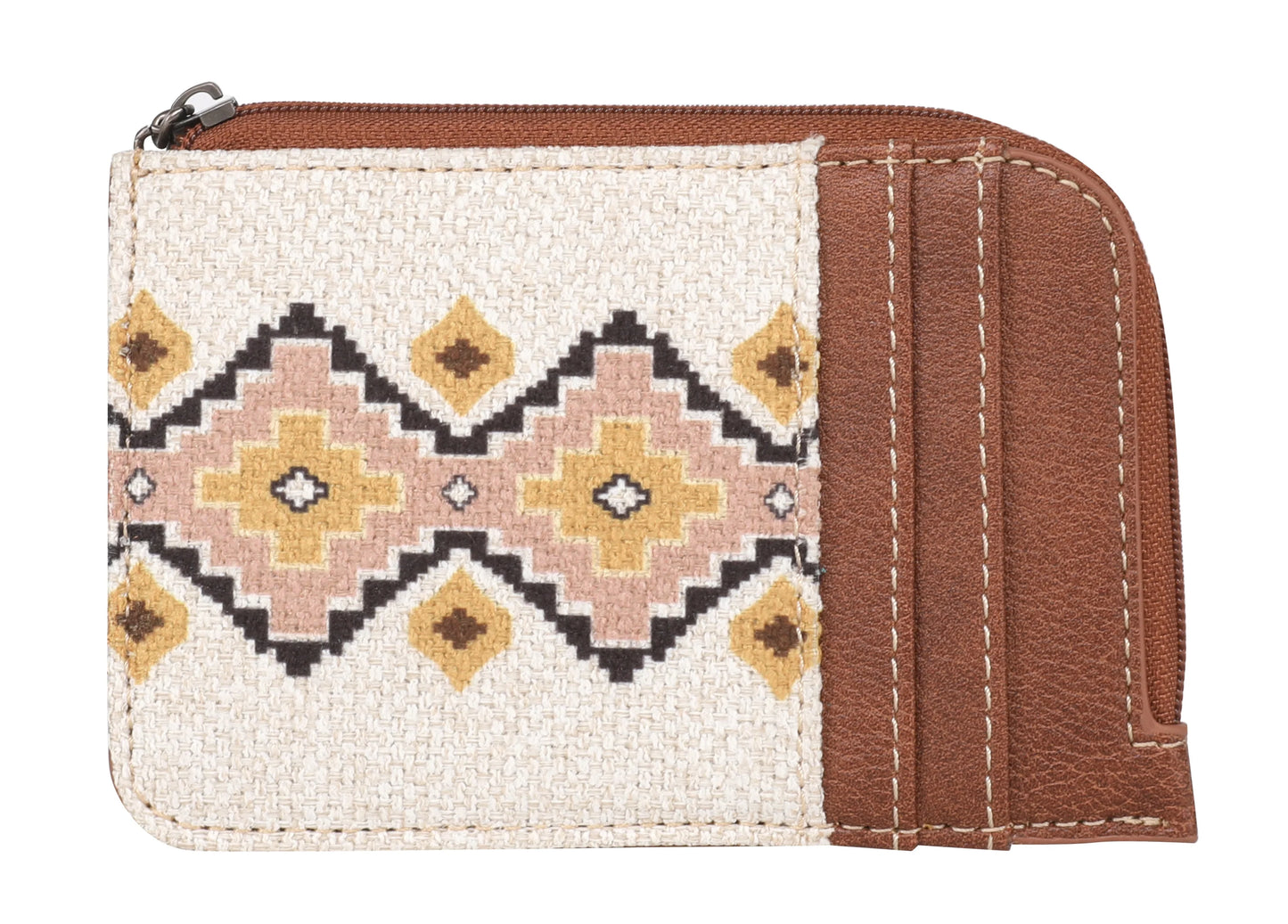 Wrangler Southwestern Mini Zip Card Case/Wallet-Multiple Colors
