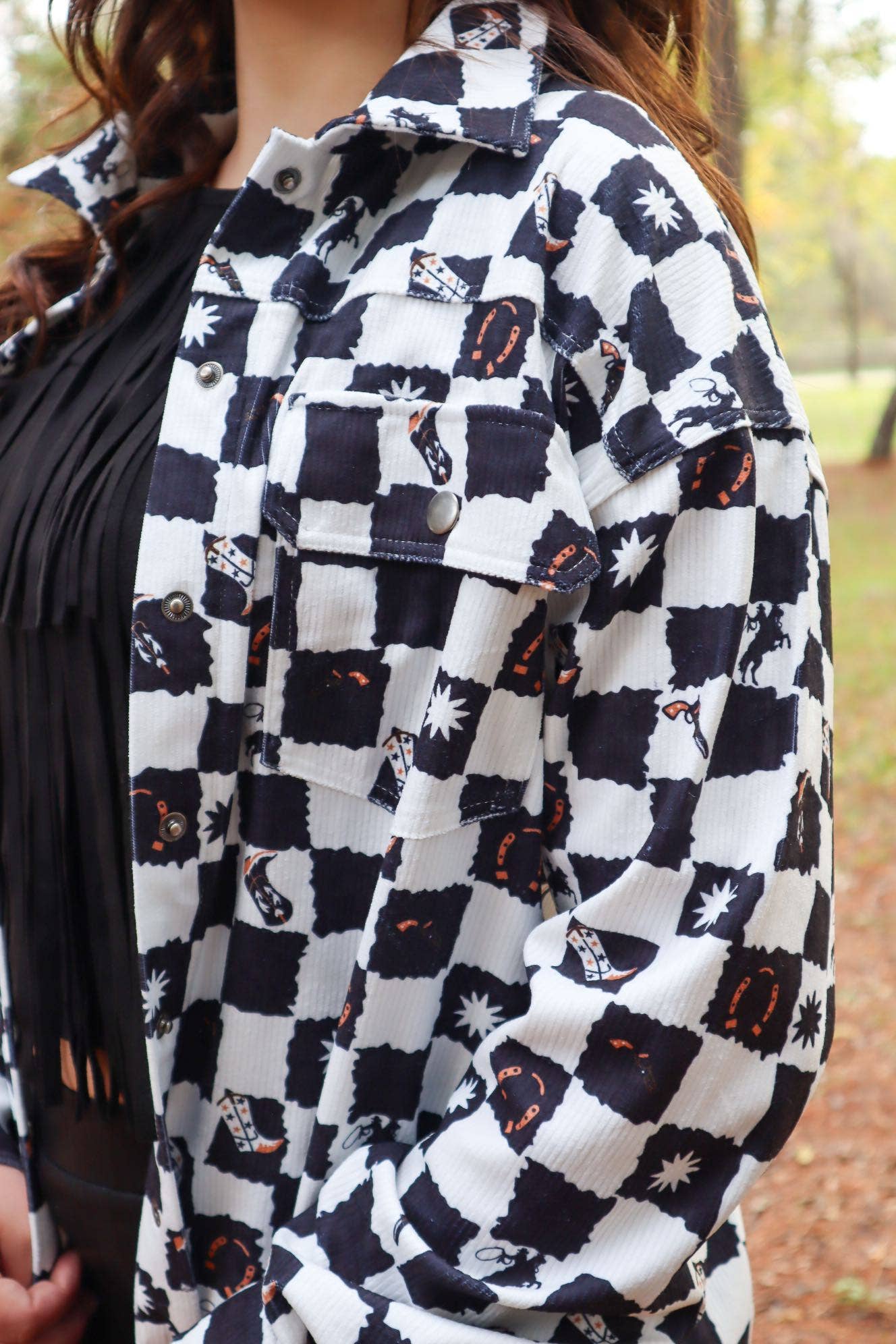 Check Mate Corduroy Shacket