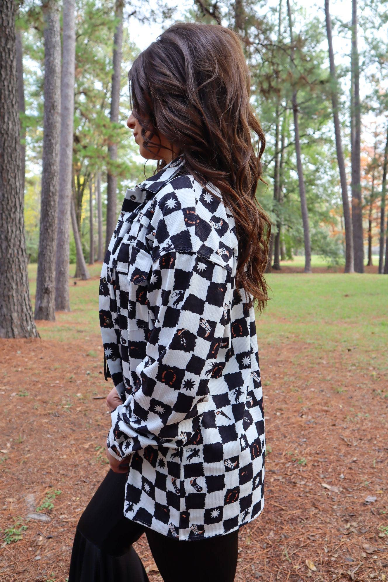 Check Mate Corduroy Shacket