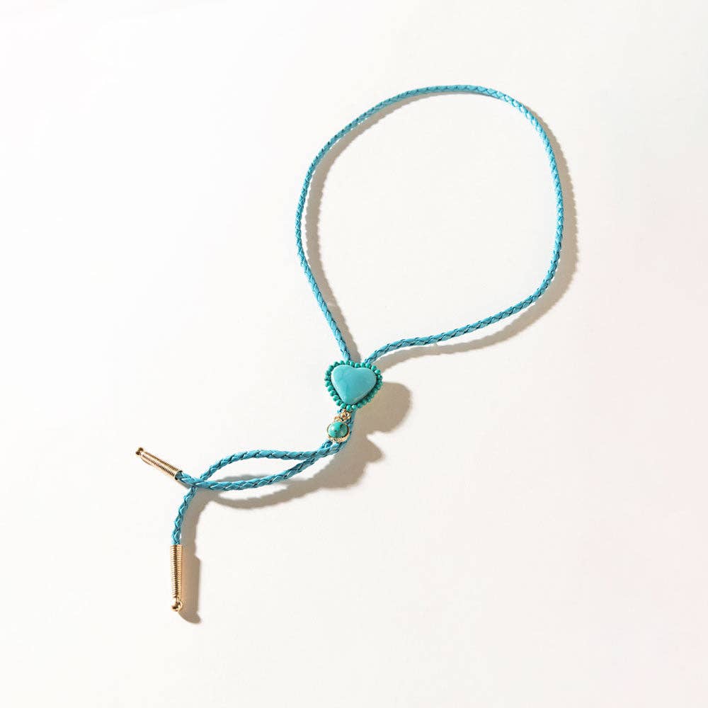 June at Sundown Necklace in Rodeo Teal
