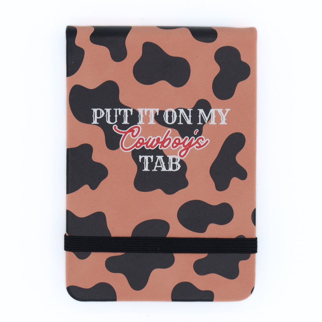 Leatherette Pocket Journal Put it on my Cowboys Tab