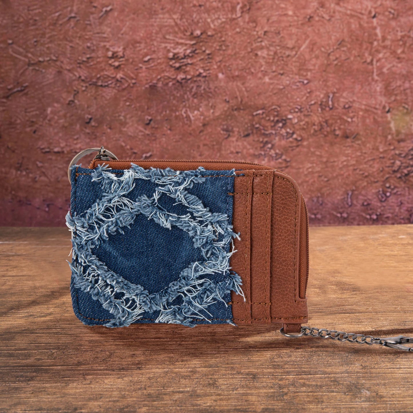 Wrangler Southwestern Mini Zip Card Case/Wallet-Multiple Colors