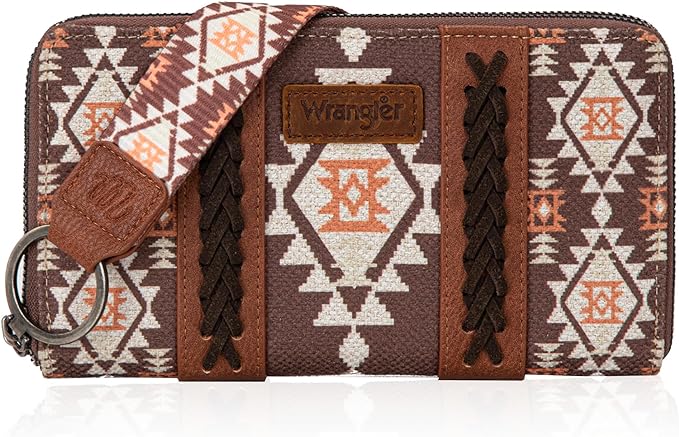 Wrangler Southwestern Art Print Wallet-Multiple Colors
