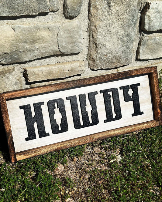 Howdy Decor: White