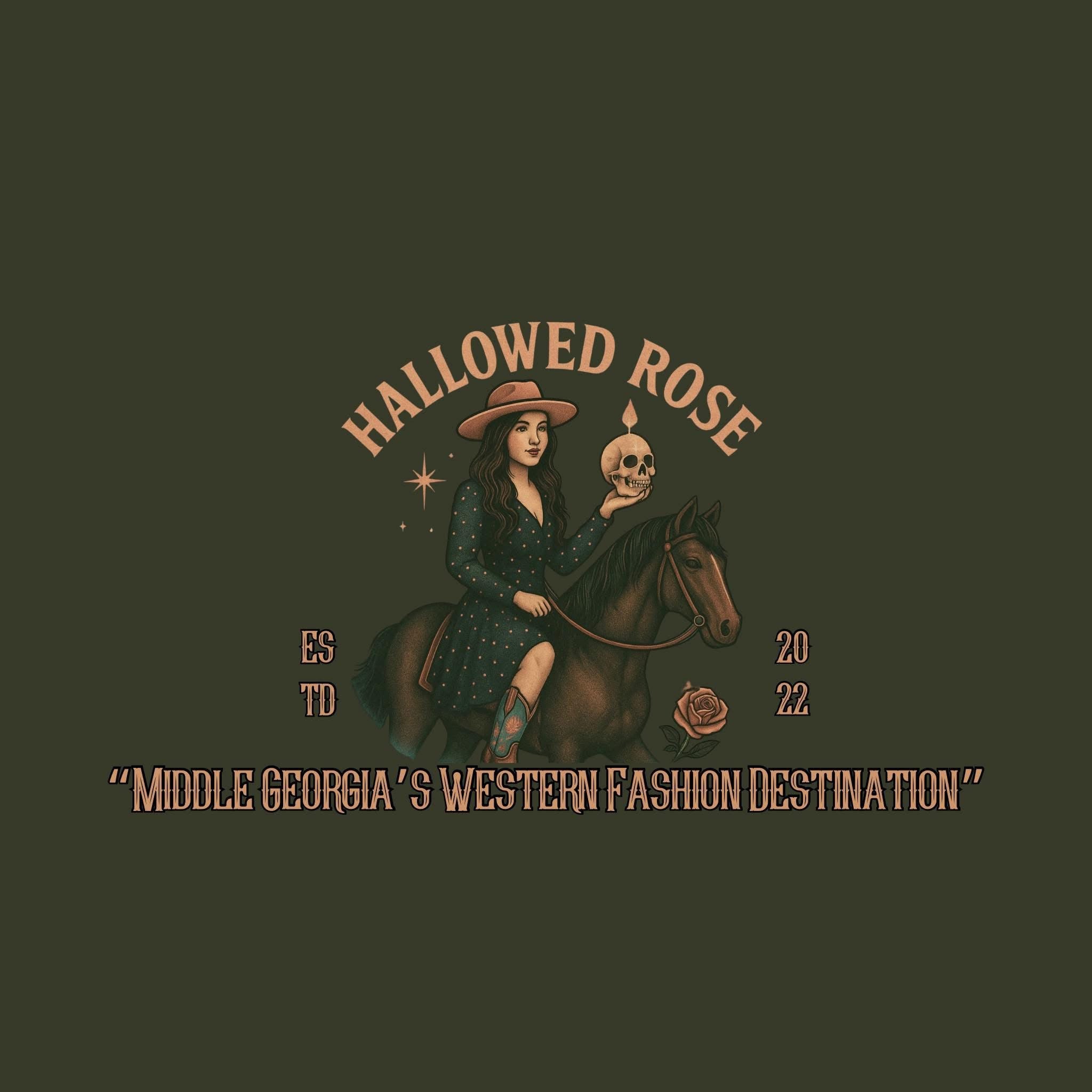 Hallowed Rose brand artwork